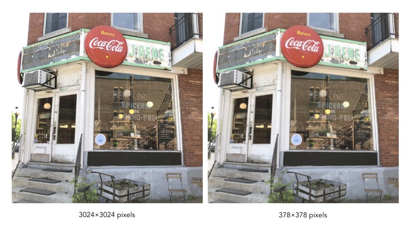 comparison of resolutions