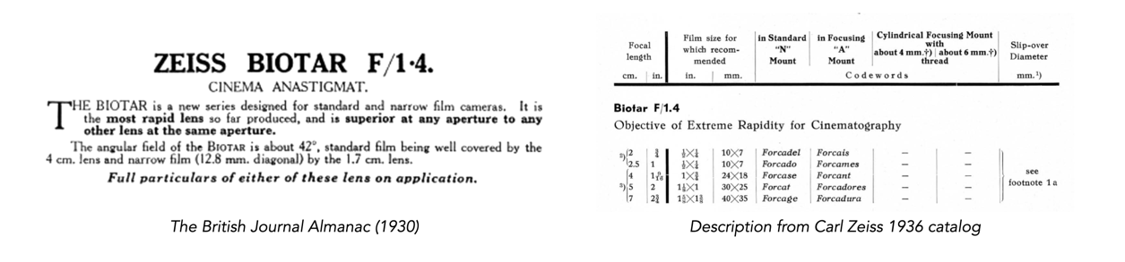 Vintage lenses – was there a Biotar 70mm f/1.4? | Crafting Pixels